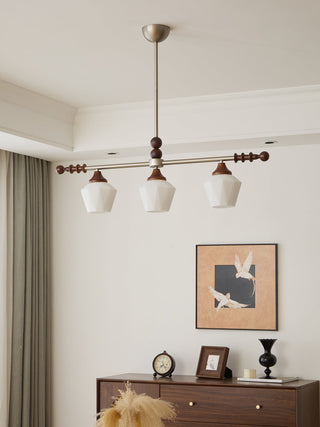 Vosole Lustre Vintage Traditionnel Élégant en Bois
