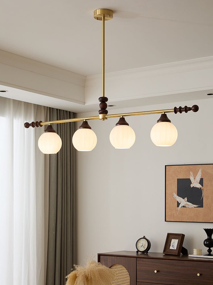Moriel Lustre Vintage Traditionnel Élégant en Bois