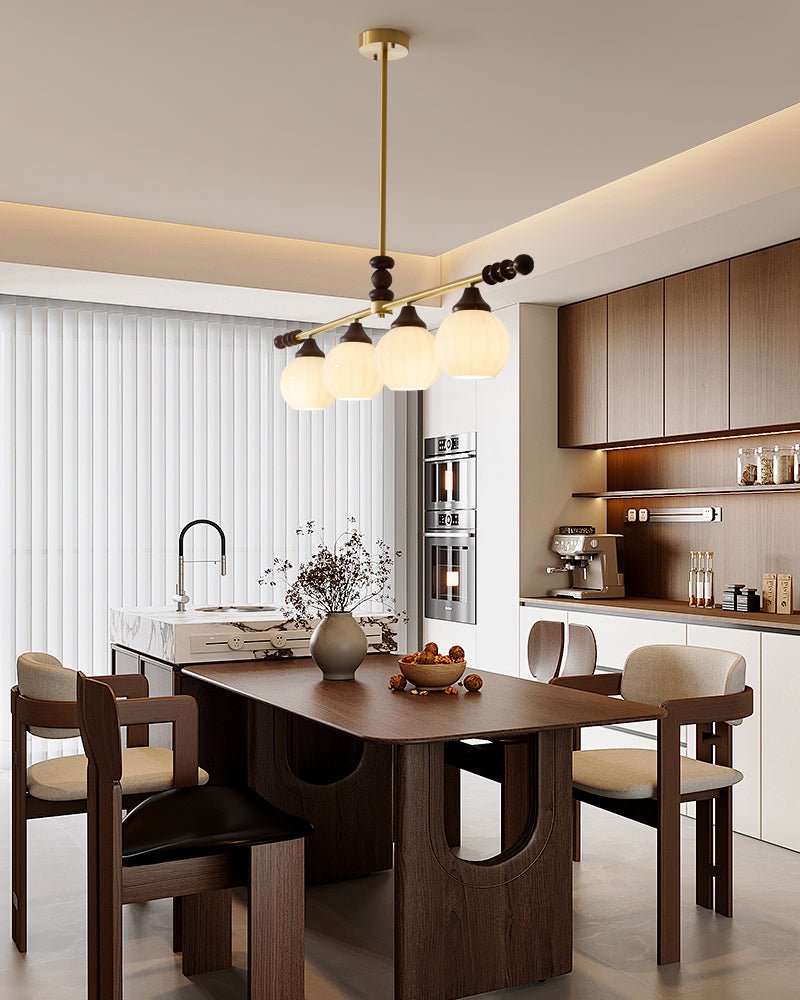 Moriel Lustre Vintage Traditionnel Élégant en Bois