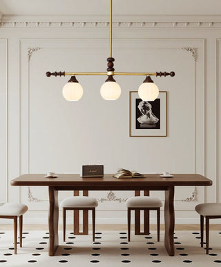 Vosole Lustre Vintage Traditionnel Élégant en Bois