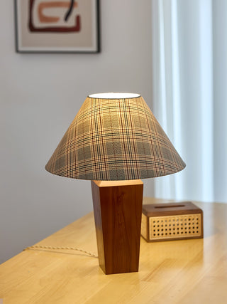 Wokel Lampe de Table Minimaliste en Bois