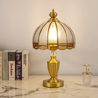 Opaline Verre Lampe de Table Classique