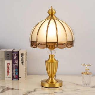 Opaline Verre Lampe de Table Classique