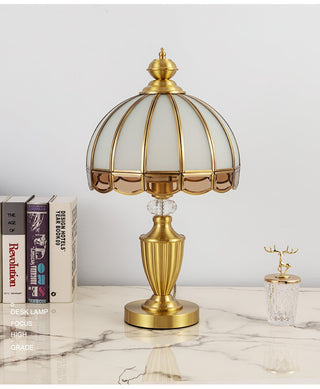 Opaline Verre Lampe de Table Classique