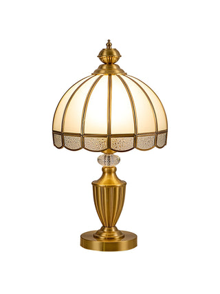 Opaline Verre Lampe de Table Classique