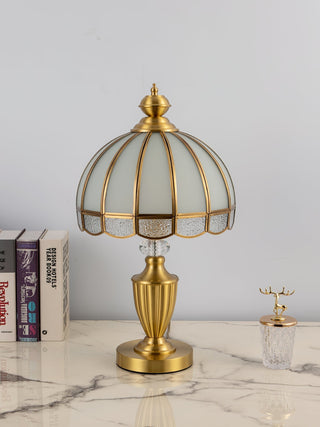 Opaline Verre Lampe de Table Classique