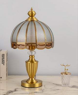 Opaline Verre Lampe de Table Classique