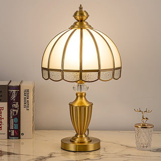 Opaline Verre Lampe de Table Classique