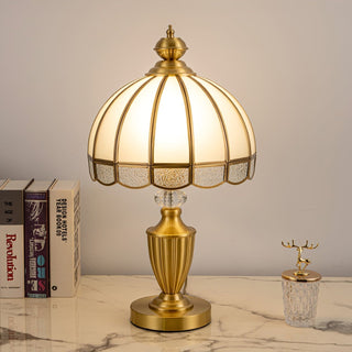 Opaline Verre Lampe de Table Classique