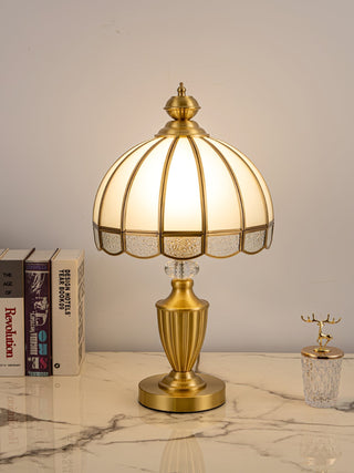 Opaline Verre Lampe de Table Classique