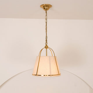 Yonder Suspension Métal Laiton Tissu Classique Traditionnel