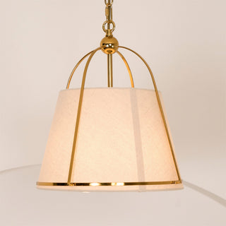 Yonder Suspension Métal Laiton Tissu Classique Traditionnel