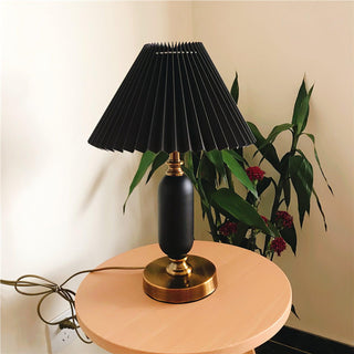 Aurmarila Lampe de Table en Tissu-Luire