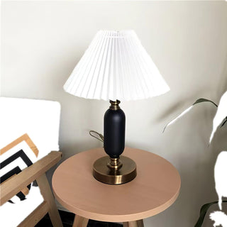 Aurmarila Lampe de Table en Tissu-Luire