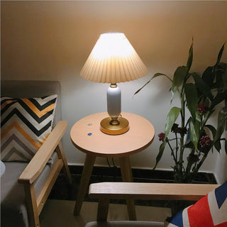 Aurmarila Lampe de Table en Tissu-Luire