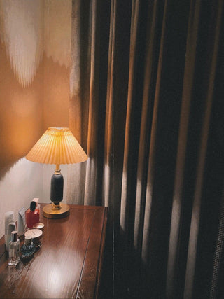 Aurmarila Lampe de Table en Tissu-Luire