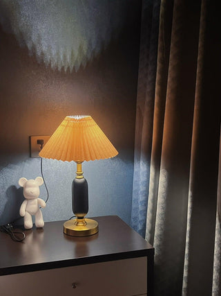 Aurmarila Lampe de Table en Tissu-Luire