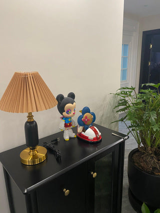 Aurmarila Lampe de Table en Tissu-Luire