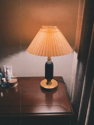 Aurmarila Lampe de Table en Tissu-Luire