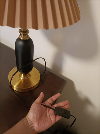 Aurmarila Lampe de Table en Tissu-Luire