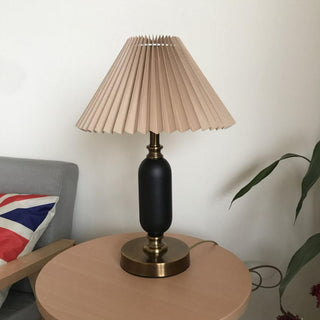 Aurmarila Lampe de Table en Tissu-Luire