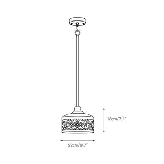 Zest Suspension Métal Art Classique Vintage