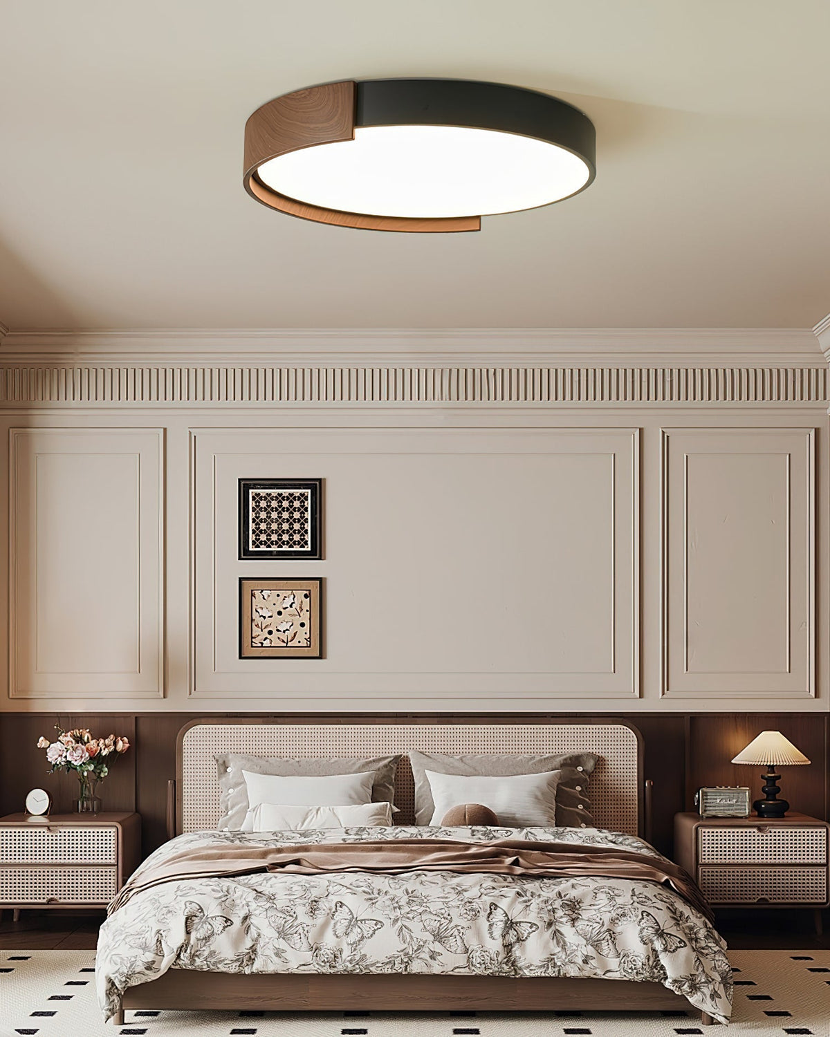 Dimensional drawing of the 40cm Claxy ceiling light.