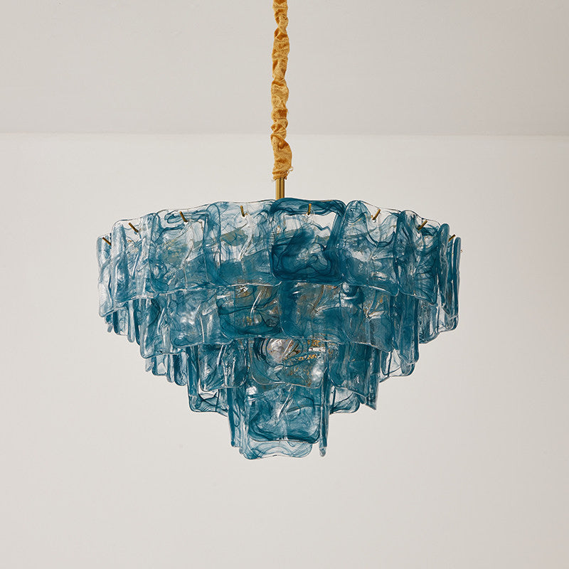 Ambelia Lustre en Verre à Étagères