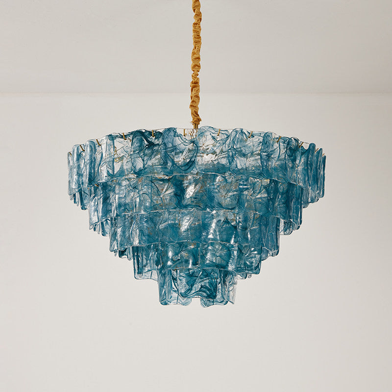 Ambelia Lustre en Verre à Étagères