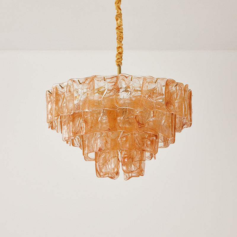 Product diagram showing the dimensions for the 80cm Clementine chandelier.
