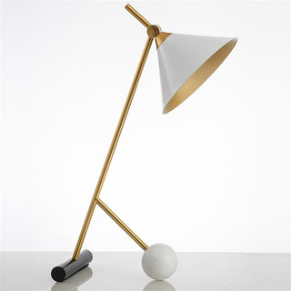 Avelo Géométrique en Marbre pour Lampe de Table