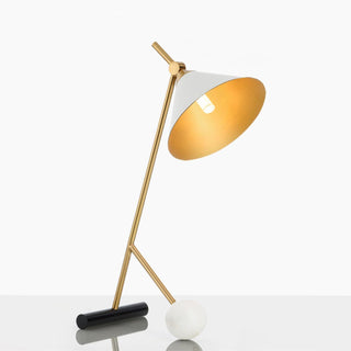 Avelo Géométrique en Marbre pour Lampe de Table