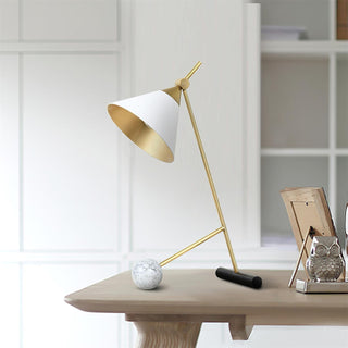 Avelo Géométrique en Marbre pour Lampe de Table