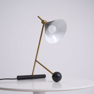 Avelo Géométrique en Marbre pour Lampe de Table