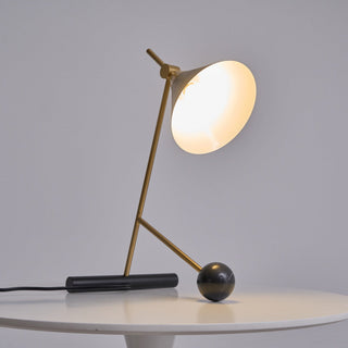 Avelo Géométrique en Marbre pour Lampe de Table