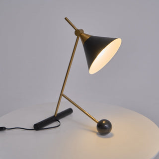 Avelo Géométrique en Marbre pour Lampe de Table