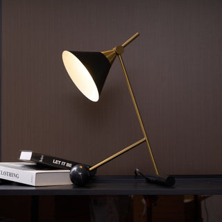Avelo Géométrique en Marbre pour Lampe de Table