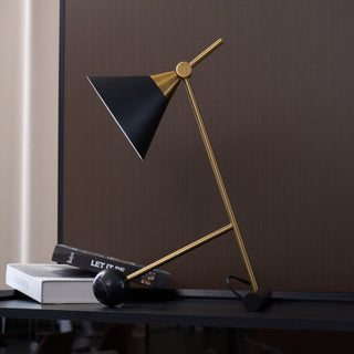 Avelo Géométrique en Marbre pour Lampe de Table