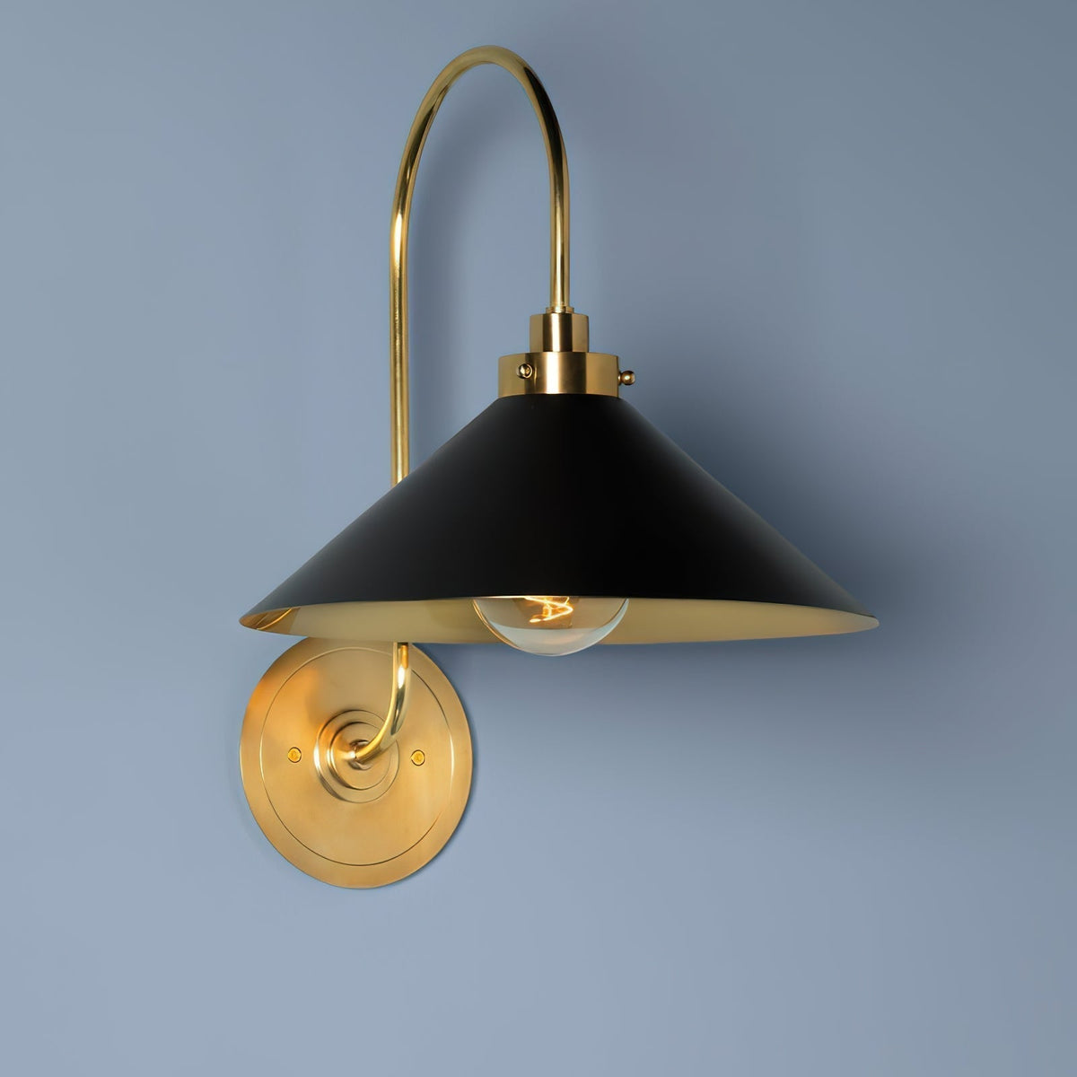 Drape Lampe Murale En Métal Laiton Minimaliste Moderne