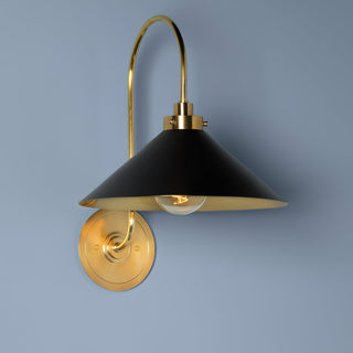 Drape Lampe Murale En Métal Laiton Minimaliste Moderne