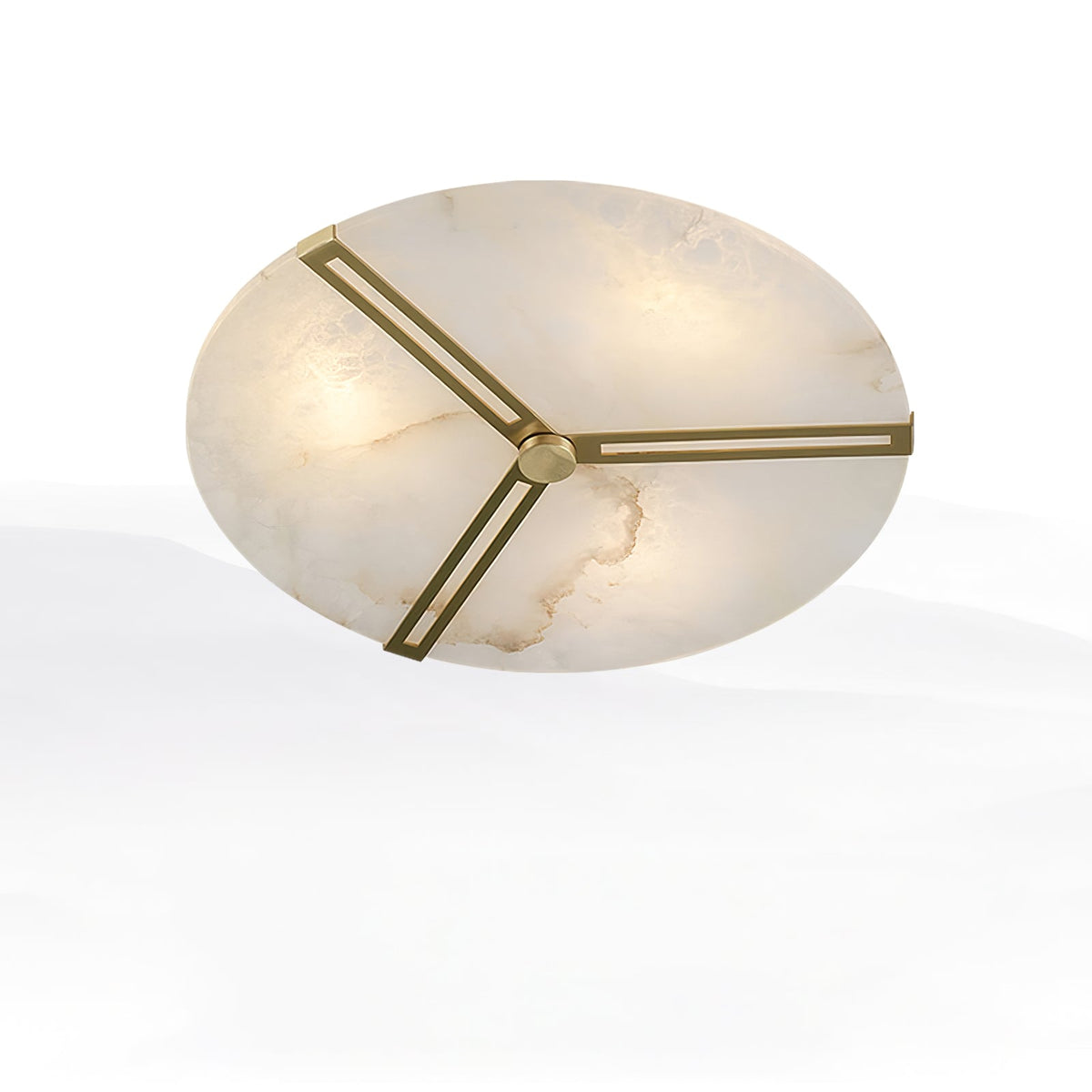 Aveline Lumière de Plafond Appliquée en Albâtre