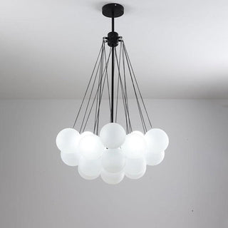 Lustra Lustre Bulles en Verre Satiné