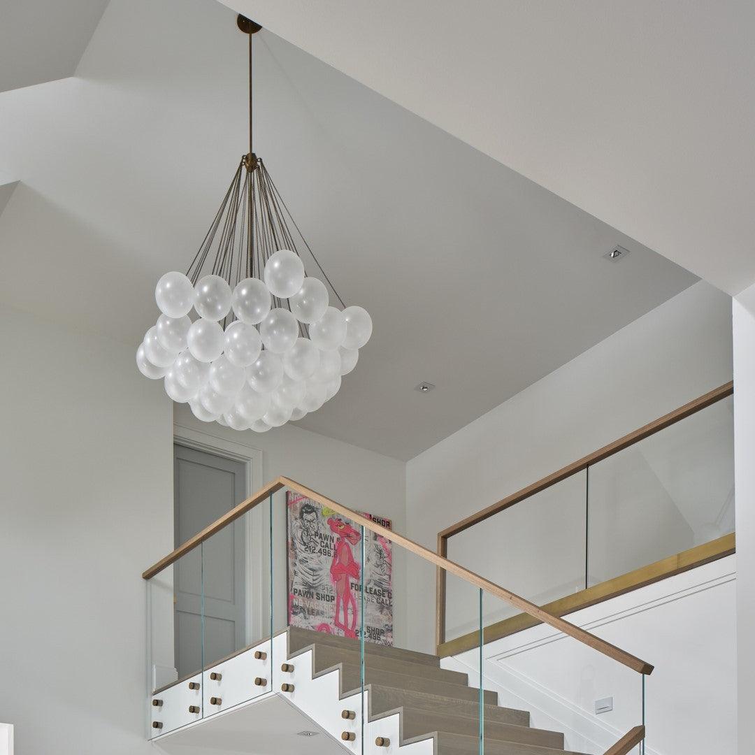 Fayne Suspension Bulle à Globe en Verre