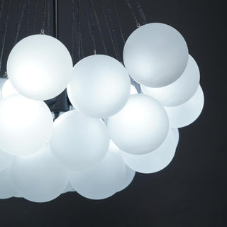 Lustra Lustre Bulles en Verre Satiné