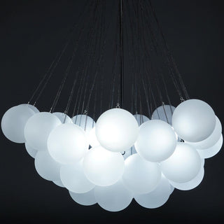 Lustra Lustre Bulles en Verre Satiné
