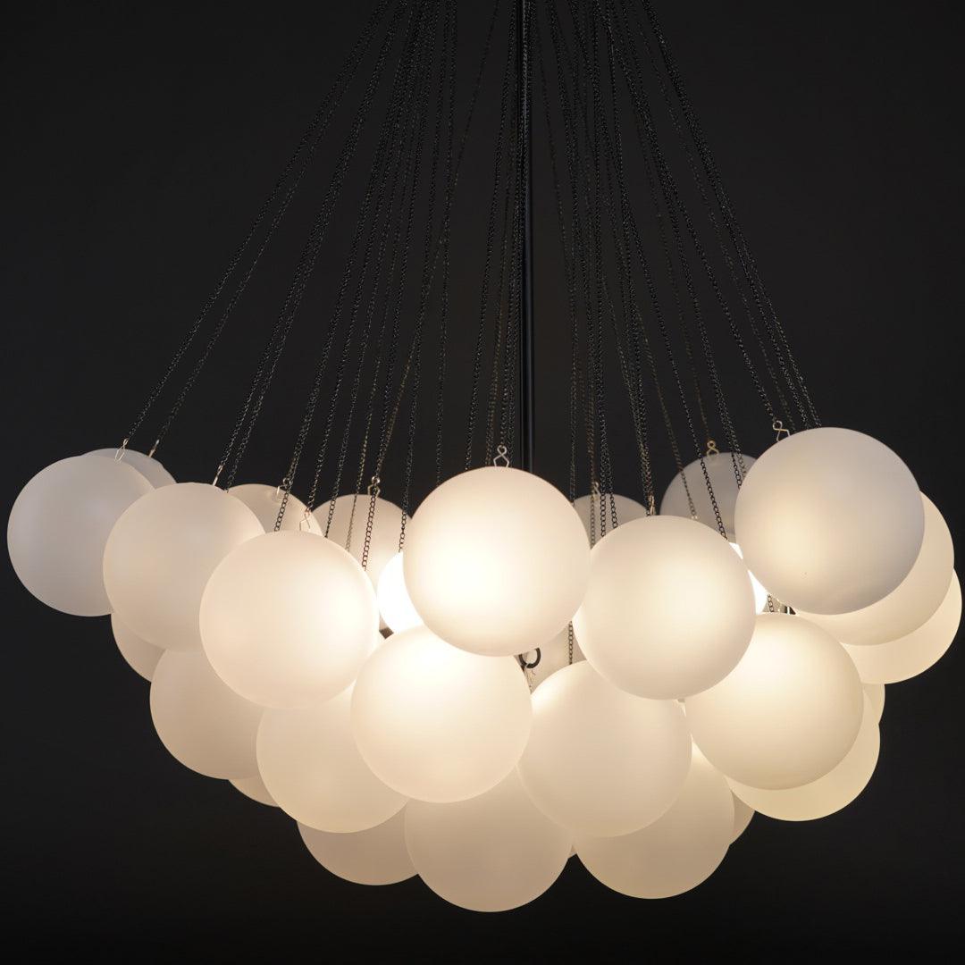 Rilora Lustre Bulles en Verre Satiné