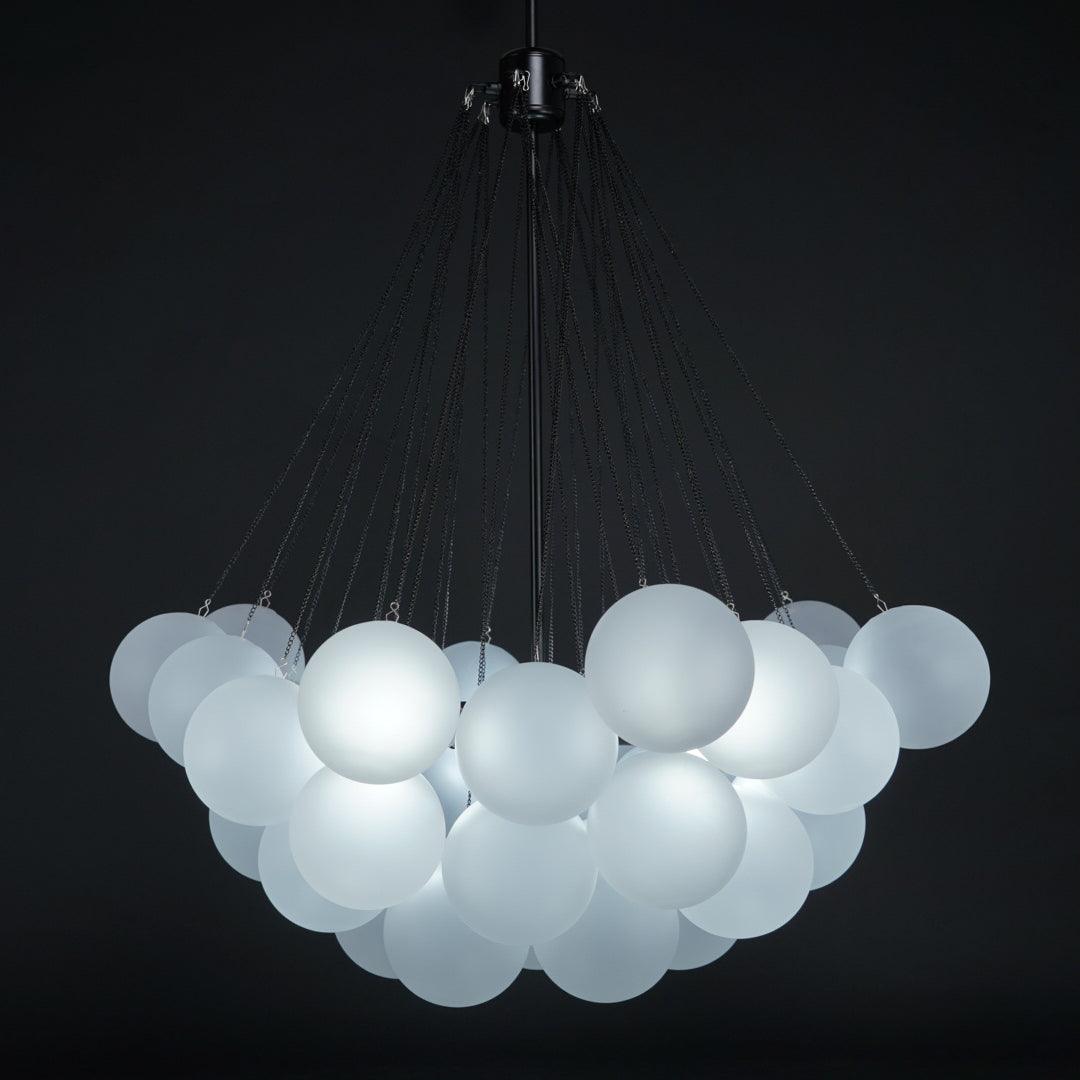 Fayne Suspension Bulle à Globe en Verre