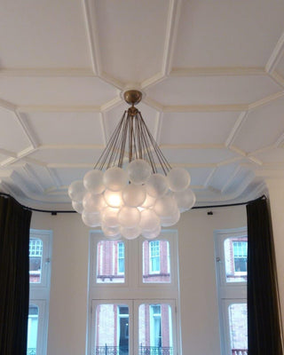 Lustra Lustre Bulles en Verre Satiné