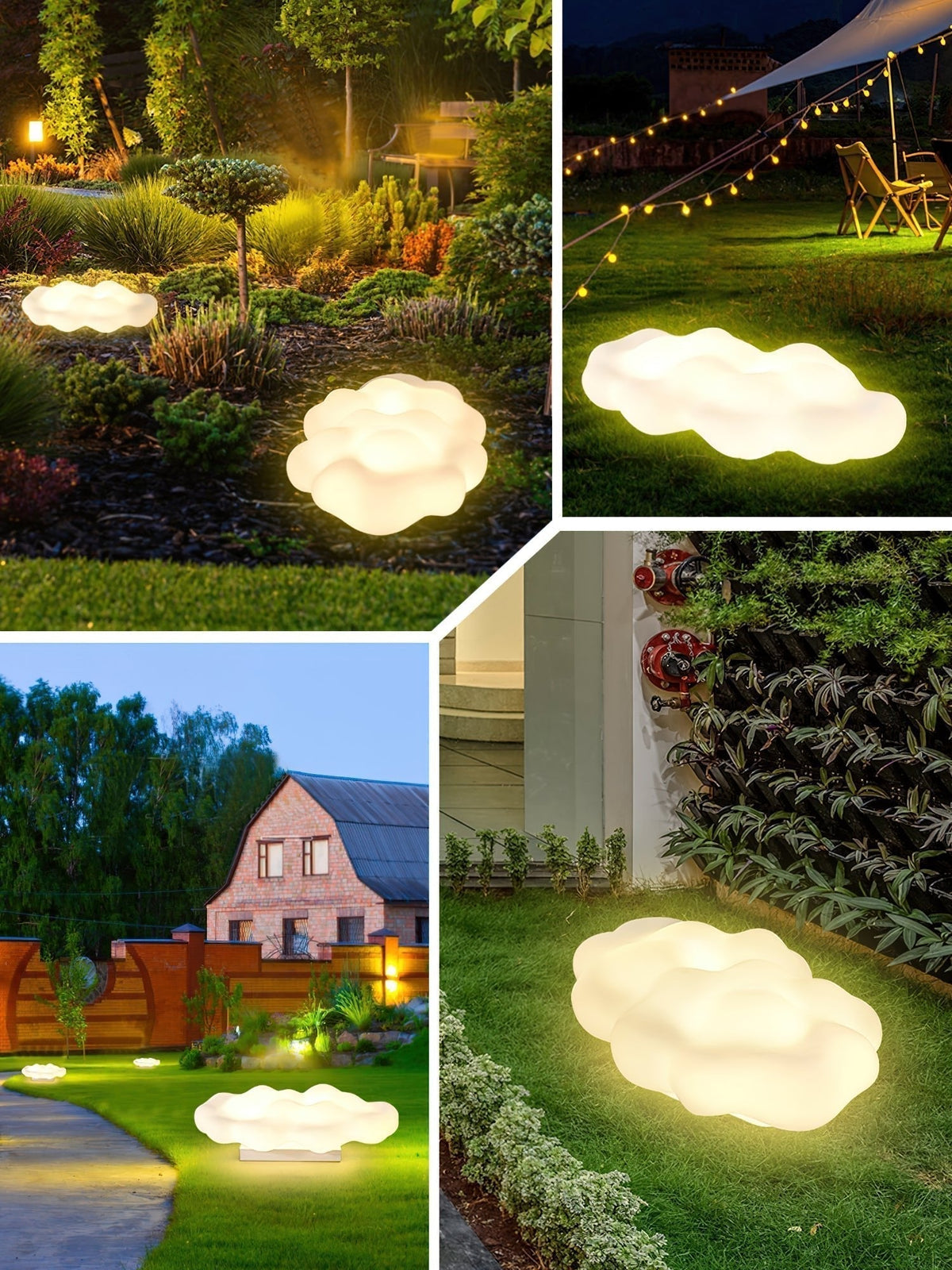 Helara Lampadaire d'extérieur Elegance Cloud
