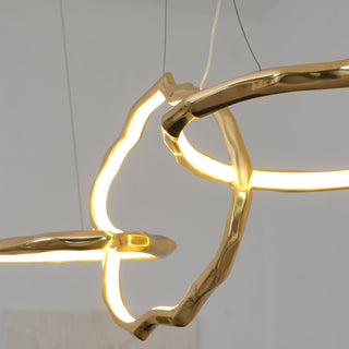 Aballs Lustre Cloud Rings Series en Laiton